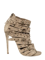 GIUSEPPE ZANOTTI - 120MM SUEDE BUCKLED STRAP SANDALS