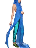 HAIDER ACKERMANN - SILK CHIFFON HOODED SCARF