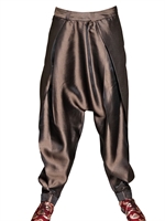 HAIDER ACKERMANN - LOW RISE SILK SHANTUNG TROUSERS
