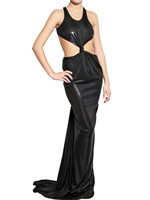 HAIDER ACKERMANN - TECHNO METALLIC JERSEY DRESS