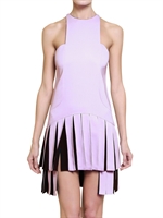 VERSUS - PLEATED CADY STRETCH DRESS