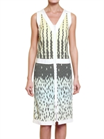 VERSUS - PRINTED CADY STRETCH DRESS