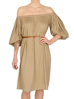 YVES SAINT-LAURENT - COTTON JERSEY DRESS