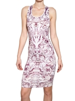 ALEXANDER MCQUEEN - PRINTED VISCOSE JERSEY DRESS