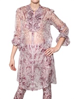 ALEXANDER MCQUEEN - BEDRUCKTES SILK CHIFFON HEMD