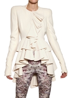ALEXANDER MCQUEEN - LEAF CREPE JACKE