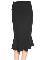 ALEXANDER MCQUEEN - VISKOSE CREPE ROCK