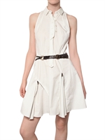 PROENZA SCHOULER - ZIPPED COTTON POPLIN DRESS