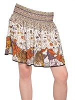 PROENZA SCHOULER - BEDRUCKTER SEIDEN CHIFFON ROCK