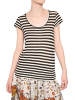PROENZA SCHOULER - STRIPED COTTON JERSEY T-SHIRT