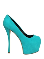 GIUSEPPE ZANOTTI - DECOLLETE' IN CAMOSCIO SPUNTATE 150MM