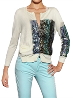 AVIU - MAGLIA IN COTONE CON PAILETTES