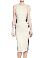 STELLA MCCARTNEY - BICOLOR COTTON STRETCH DRESS