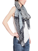 STELLA MCCARTNEY - PRINTED WOVEN MODAL SILK FOULARD