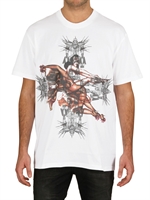GIVENCHY - PIN UP PRINTED JERSEY OVERSIZED T-SHIRT