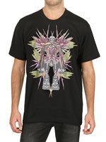 GIVENCHY - BIRDS OF PARADISE JERSEY OVERSIZE T-SHIR