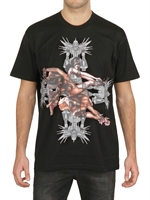 GIVENCHY - PIN UP PRINTED JERSEY OVERSIZED T-SHIRT