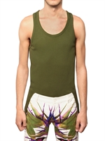 GIVENCHY - RIBBED COTTON TANK TOP