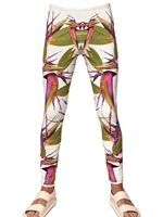 GIVENCHY - BIRDS OF PARADISE JERSEY LEGGINGS/ TROUS