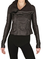 RICK OWENS - BIKER SCHLANGEN LEDER JACKE