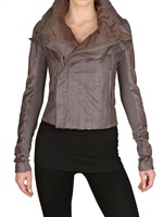 RICK OWENS - BIKER SCHLANGEN LEDER JACKE