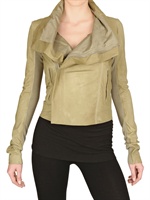 RICK OWENS - BIKER VELO LEDER JACKE