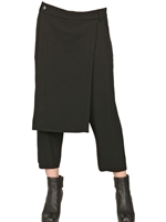 RICK OWENS - PANTALONI IN CREPE DI LANA