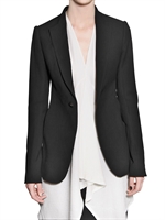 RICK OWENS - JACKE IM WOLLE CREPE