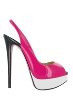 CHRISTIAN LOUBOUTIN - DECOLLETE' LADY PEEP IN VERNICE 150MM