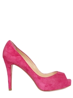CHRISTIAN LOUBOUTIN - DECOLLETE' VERY PRIVE IN CAMOSCIO SPUNTATA 100MM
