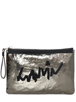 LANVIN - POCHETTE IN NAPPA LAMINATA