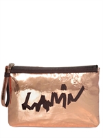 LANVIN - POCHETTE IN NAPPA LAMINATA