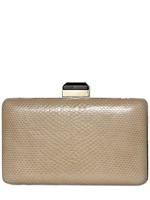 LANVIN - POCHETTE DA SERA IN PELLE DI SERPENTE D'ACQUA