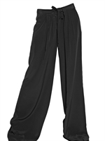 ROBERTO CAVALLI - PANTALONI LARGHI IN CREPE DE CHINE