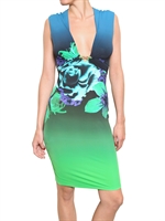 ROBERTO CAVALLI - PRINTED LYCRA DRESS