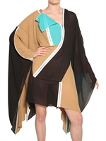 FELIPE OLIVEIRA BAPTISTA - PATCHWORK SILK MUSLIN DRESS