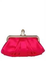 CHRISTIAN LOUBOUTIN - MINI LOUBI LULA SILK CLUTCH