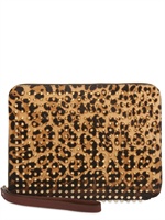 CHRISTIAN LOUBOUTIN - CRIS IPAD CASE PONY SPIKE TECH ACCESSORY