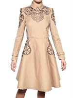 VALENTINO - EMBROIDERED LIGHT WEIGHT TRENCH COAT