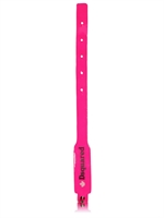 DSQUARED - PATENT NEON LOGO BRACELET