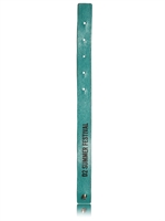 DSQUARED - LEATHER SERPENT PRINT LOGO BRACELET
