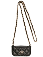DSQUARED - GESTEPPTE LEDER SCHULTER TASCHE