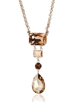 ATELIER SWAROVSKI - DAY AND NIGHT NECKLACE - YELLOW/GOLD