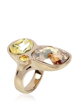 ATELIER SWAROVSKI - DAY AND NIGHT RING - YELLOW/GOLD