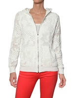 ATHÈ BY VANESSA BRUNO - HOODED COTTON MAILLE SWEATSHIRT