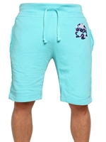 HYDROGEN - FLOCK BLUMEN TOTENKOPF FLEECE SHORTS