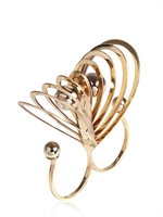 DELFINA DELETTREZ - ANELLO DOPPIO IN ORO