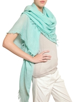 JIL SANDER - WOVEN LINEN MODAL SCARF