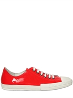 JIL SANDER - PATENT RUBBER TOE SNEAKERS