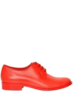 JIL SANDER - SCARPE STRINGATE DERBY IN PELLE MORBIDA 25MM
